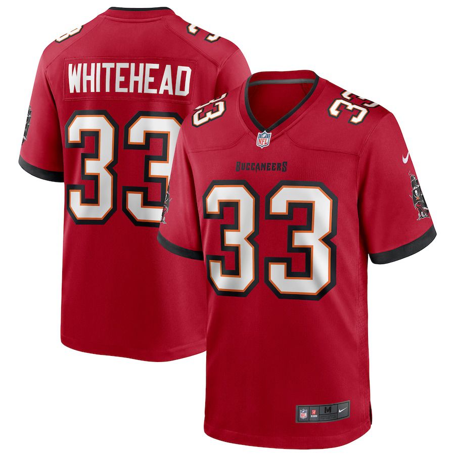 Men Tampa Bay Buccaneers #33 Jordan Whitehead Nike Red Game Player NFL Jersey